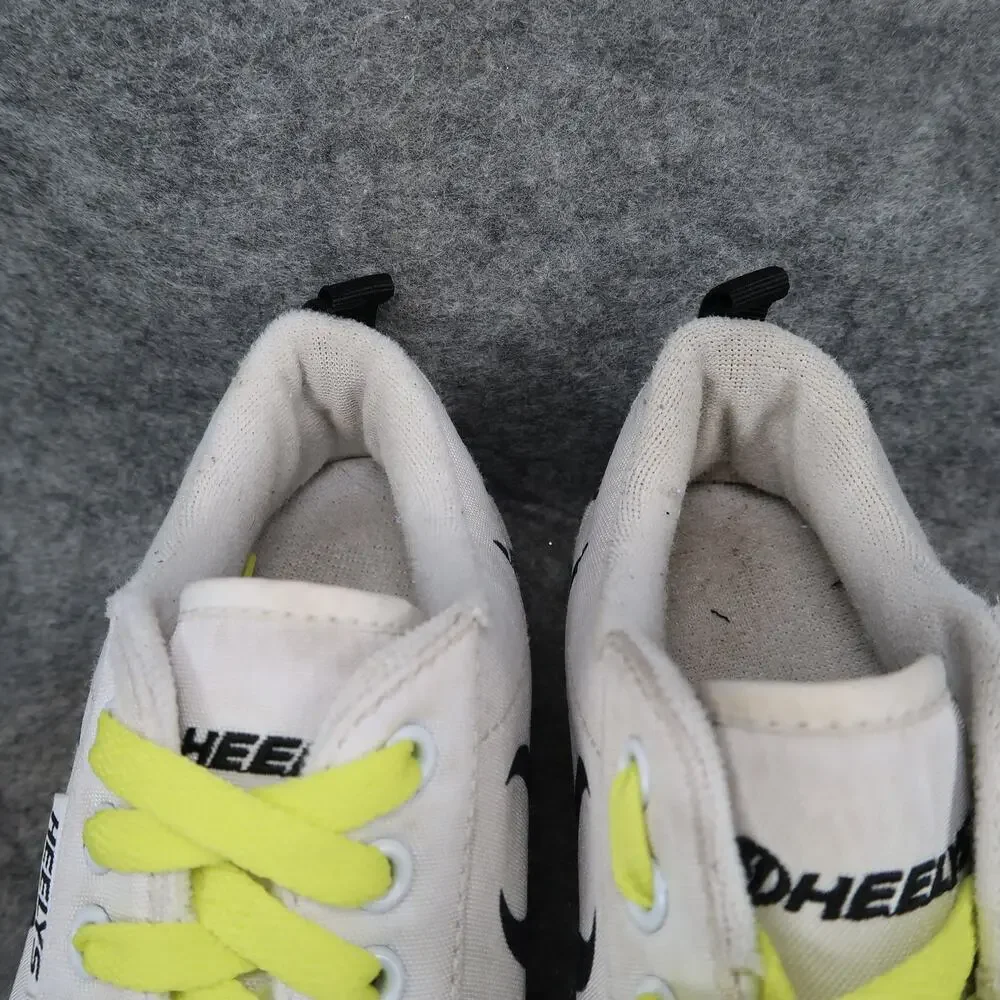 Heelys Shoes Kids Youth 4 Wheeled Sneakers Skate Pro 20 Print Flames Lace Up